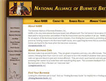 Tablet Screenshot of burmesecat.org
